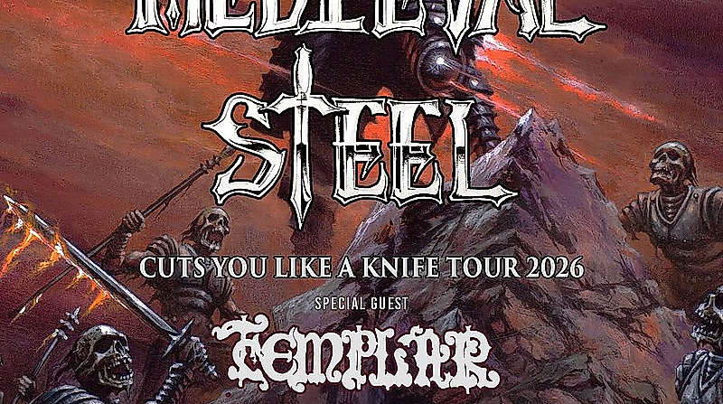 Konzertposter von Medieval Steel, Templar im bambi galore, am 10.12.2026