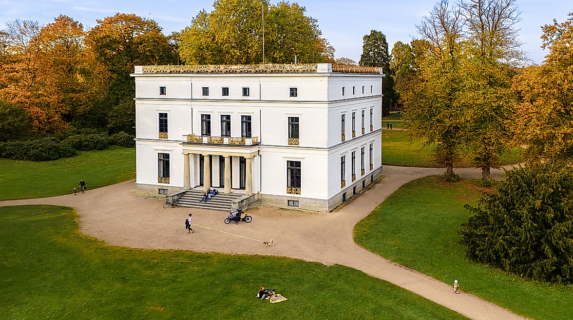 Jenisch Haus im Herbst