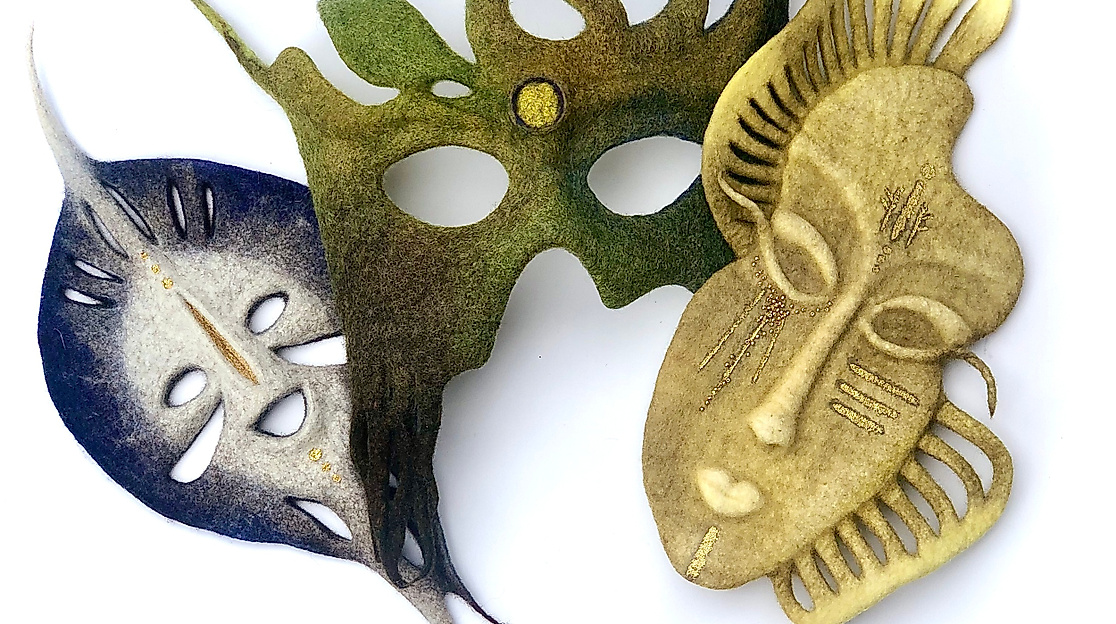 Filzmasken: Zauber der Verwandlung