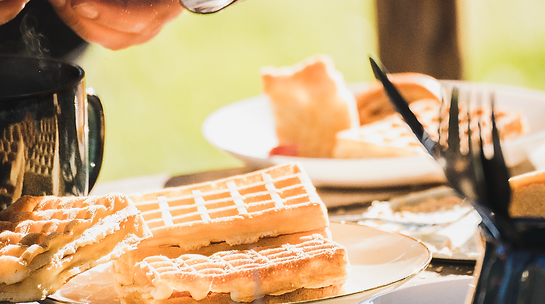 Kaffee und Kuchen gibts natürlich auch!