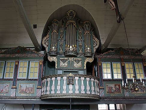 Orgel in der St. Trinitatis Kirche Neuendorf