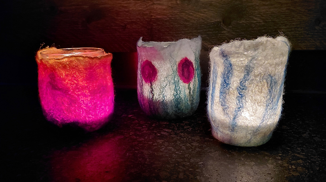 Filzworkshop: Windlichter - transparenter Zauber
