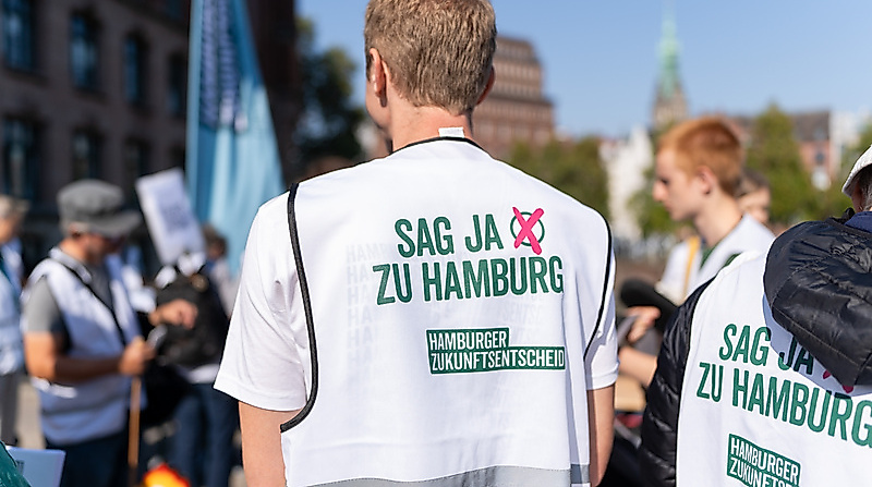 Klimaschutz gerecht gestalten - Der Hamburger Zukunftsentscheid lädt ein