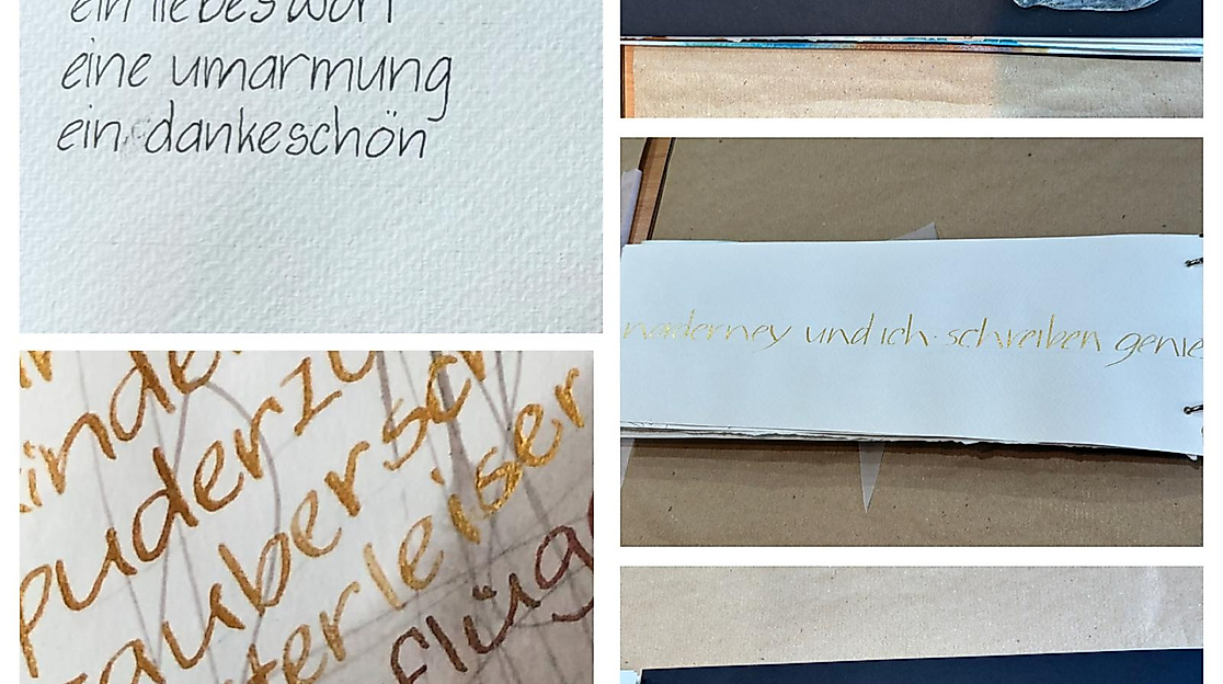 Schriftbilder - Kreativ mit Tinte