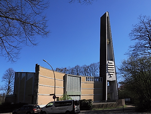 Die Dreifaltigkeitskirche in Hamburg-Hamm
