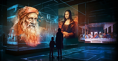 Leonardo da Vinci: Immersive Ausstellung in den Gaußhöfen