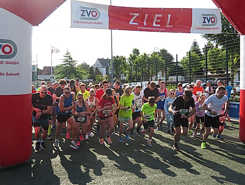 Start zum Jogginglauf in Pönitz
