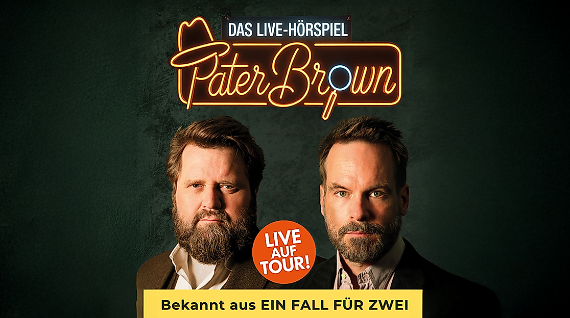 PATER BROWN - Das Live-Hörspiel - mit Antoine Monot, Wanja Mues & Marvelin