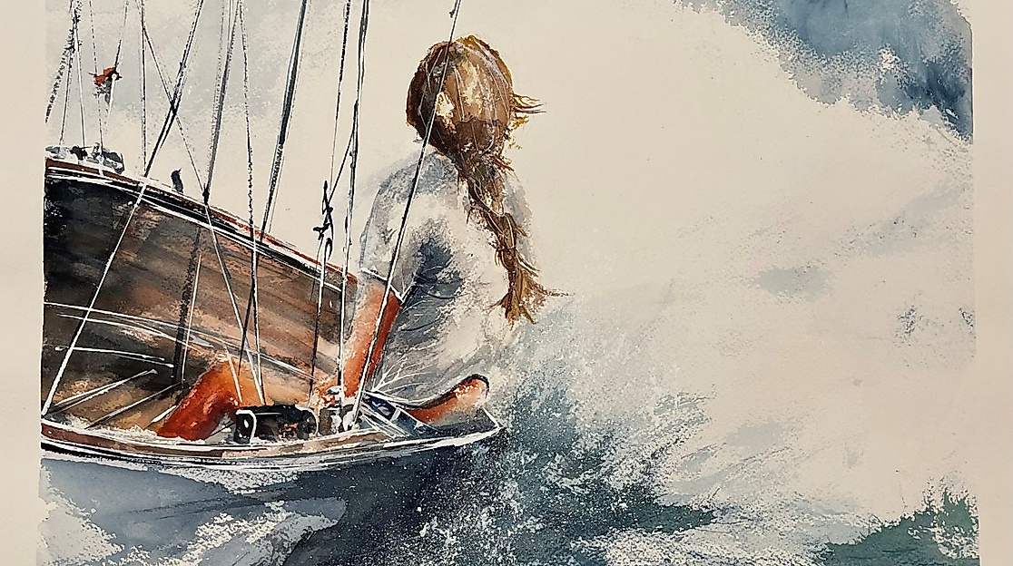 Maedchen-im-Segelboot Roksana Sondermann