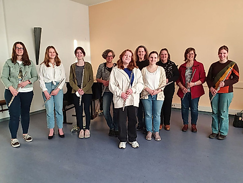 24h Stelle -Querflötenensemble Rauteundquer Musikschule Winsen