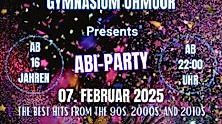 Abi-Party 16+ (Gymnasium Ohmoor) *Verlegt in den Inka Club*