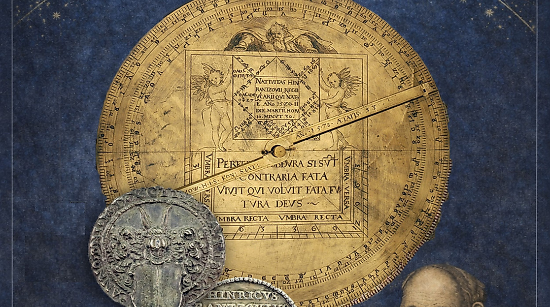 Heinrich Rantzau und die Sterne
Barmstedt und seine Burg um 1580
Sonderausstellung im Museum der Grafschaft Rantzau
Barmstedt, auf der Schlossinsel
Eröffnung: 11. April 2026
Zum 500. Geburtstag des gelehrten Staatsmanns Heinrich Rantzau zeigt das
Museum der Grafschaft Rantzau eine bisher kaum beachtete Seite seines
Denkens,