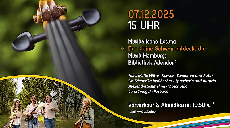 Der kleine Schwan entdeckt die Musik Hamburgs