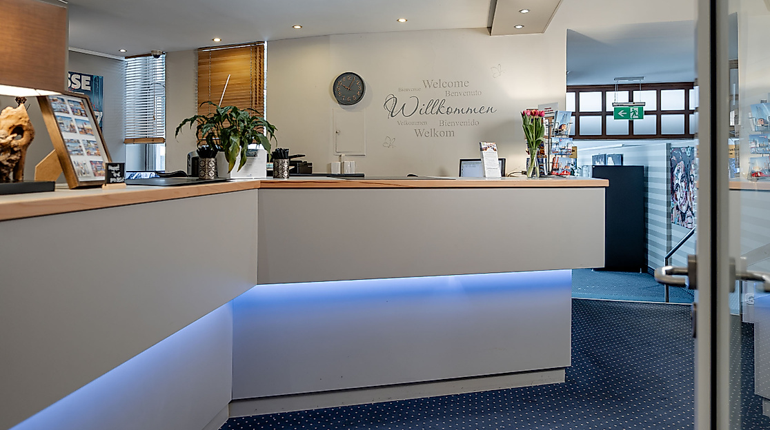 relexa hotel Bellevue Hamburg: Rezeption
