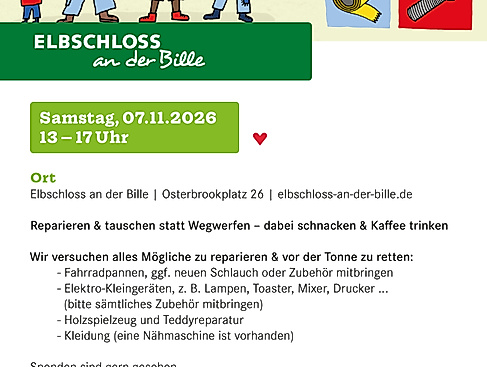 Repair-Cafe Elbschloss an der Bille