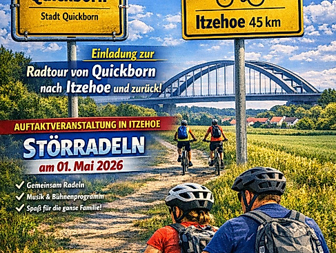 Einladung zur Radtour von Quickborn nach Itzehoe und zurück !