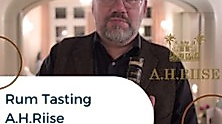 A.H.Riise rum tasting mit Ralf Splettstößer