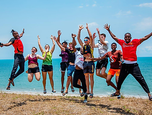 Volleyball-Austausch in Dar es Salaam