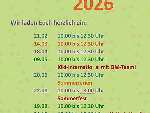 Kinderkirche Bispingen am 14. März 2026