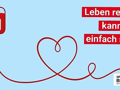 DRK Blutspende Logo Kann Leben retten CR DRK-Blutspendedienst NSTOB MV