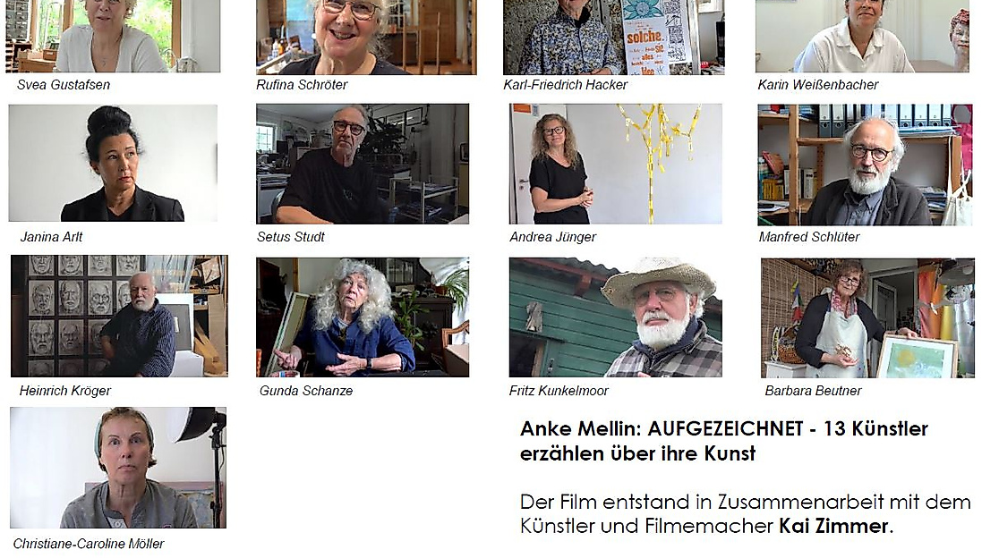 13 Künstler die bei den Veranstaltungen anwesend sein werden