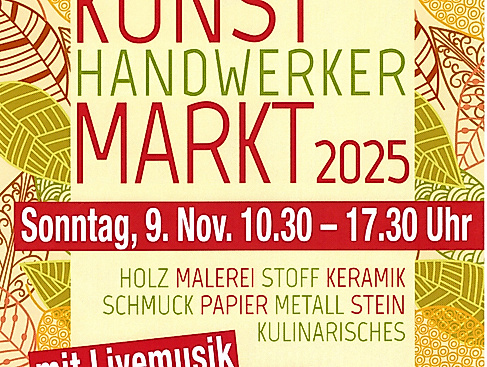 Kunsthandwerkermarkt 2025