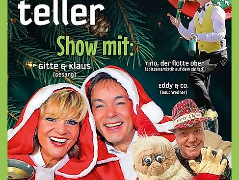 Ein bunter Weihnachtsteller - Ein bunter Weihnachtsteller