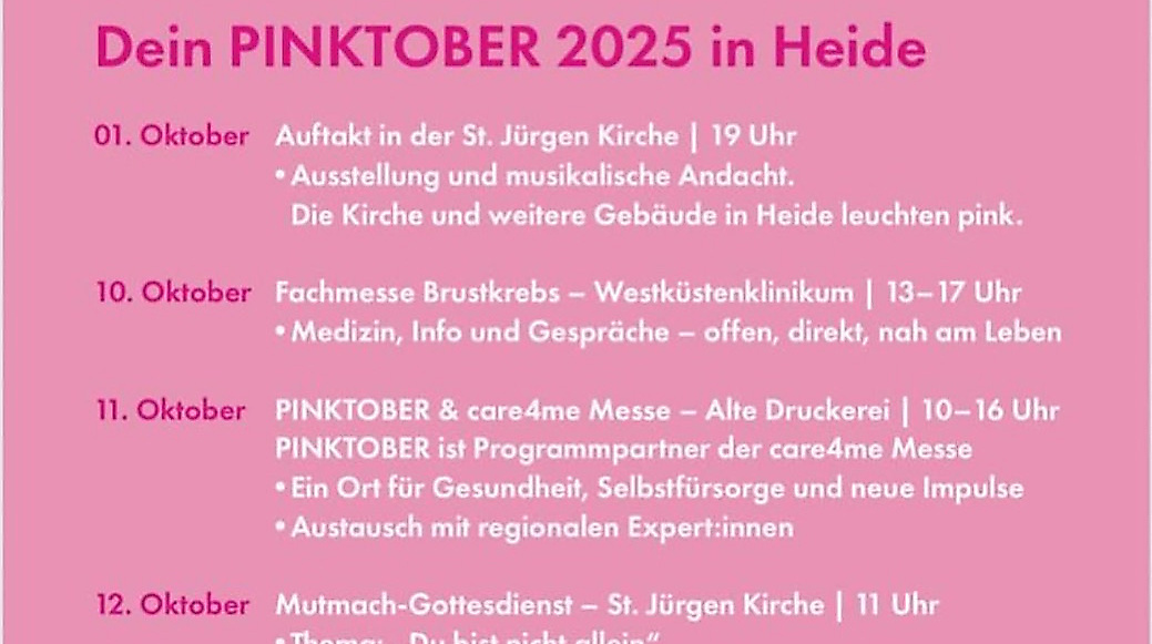 Pinktober Auftaktandacht