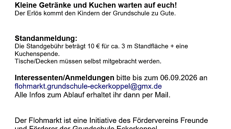 Familien-Flohmarkt 12.09.2026