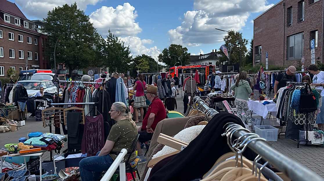 Langschläfer Flohmarkt Ratsmühlendamm Marktplatz