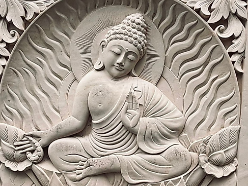 Ornament buddhistisches am Haus bearbeitet-2