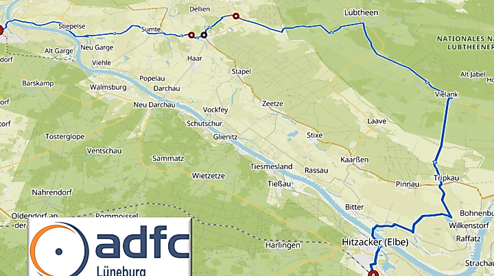 Mit Bahn und Fähre in die Lübtheener Heide