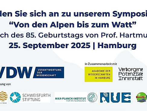 Melden Sie sich an zu unserem Symposium: Von den Alpen bis zum Watt