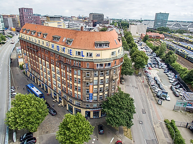 A&O Hamburg Hauptbahhof: Außenansicht