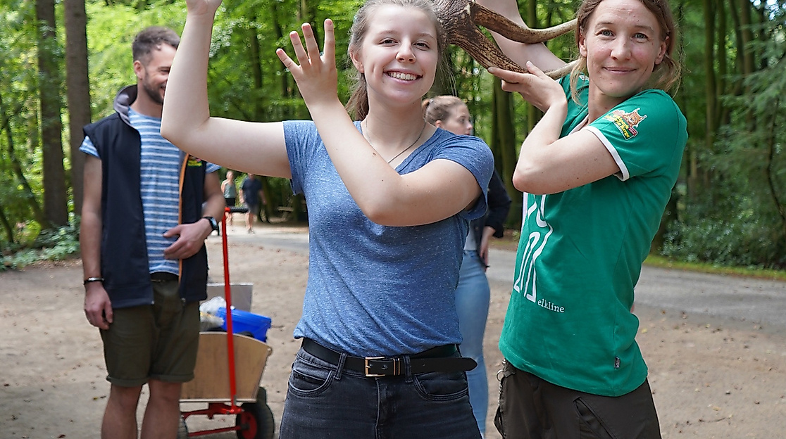 Geweihe erkennen Wild- und Waldrallye im Wildpark Schwarze Berge