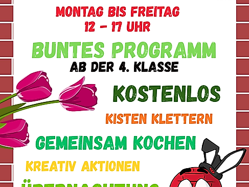 Plakat Osterferien im Club Nord