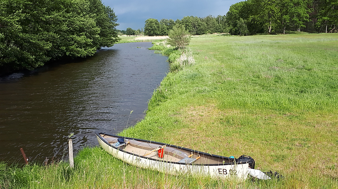 Kanadier an der Alten Elde