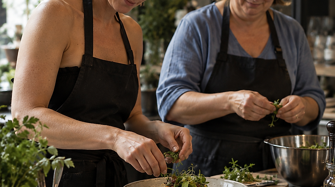 Yoga Canteen: Nina und Ami