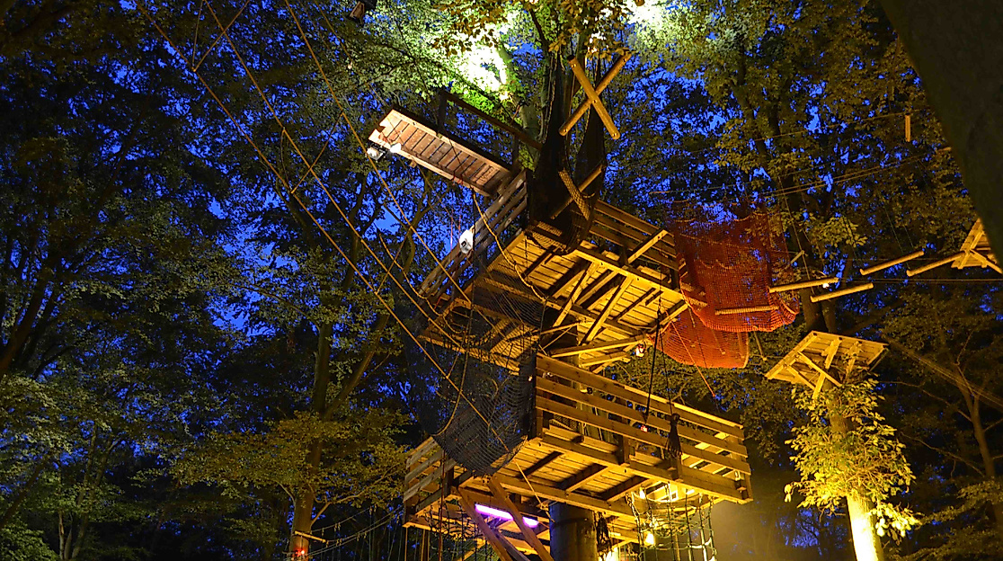 Mondscheinklettern Kletterwald Aumühle