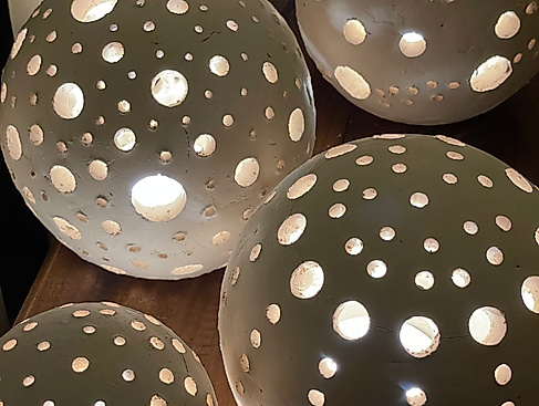 Keramikwerkstatt Lichtkugeln