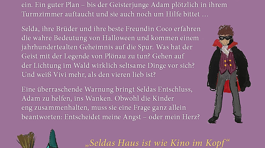 Buchrücken Geister in Plönau