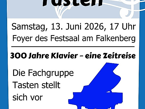 Plakat Concertino Tasten