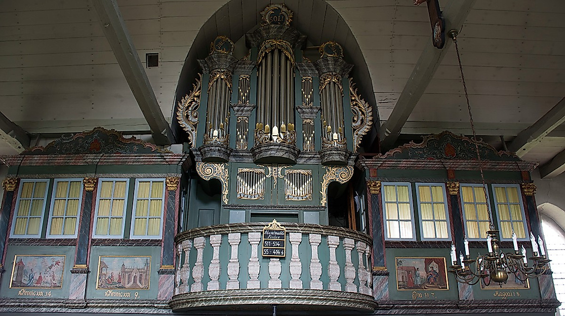 Orgel in der St. Trinitatis Kirche Neuendorf
