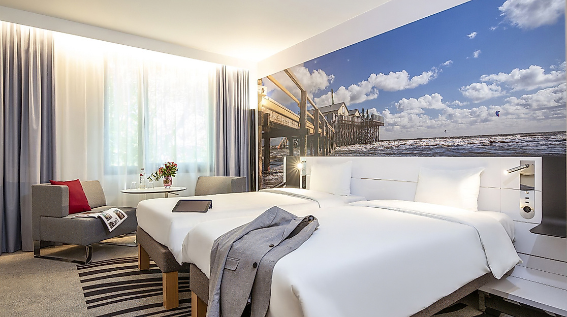Hotel Novotel Hamburg City Alster: Zweibettzimmer