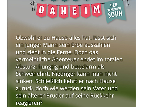 Story Musical "Willkommen Daheim"