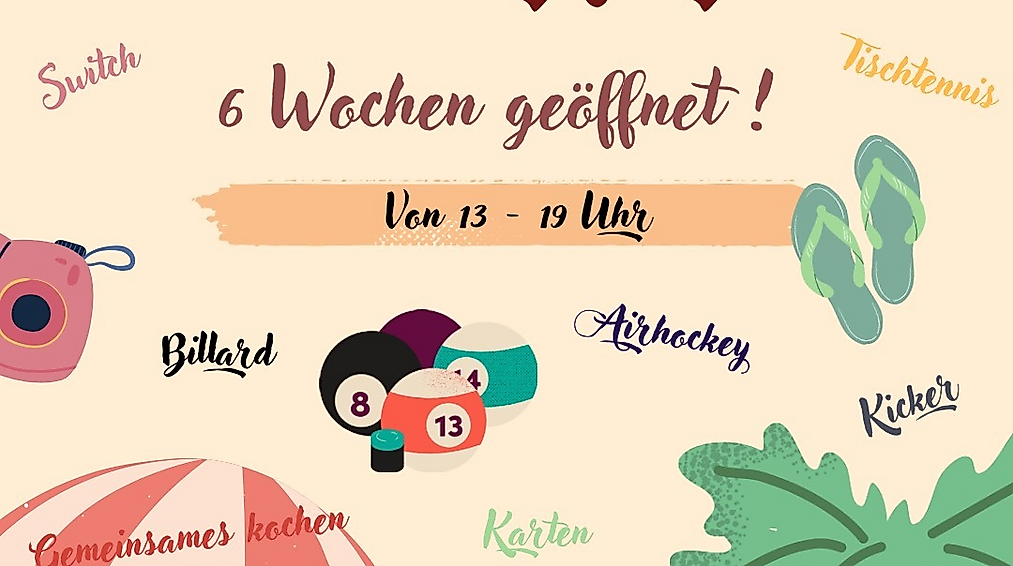 Plakat Sommerferien im GSH