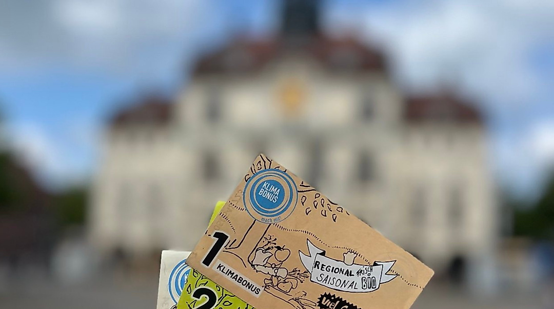 Klimaboni vorm Rathaus
