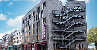 Außenansicht Premier Inn Hamburg St. Pauli