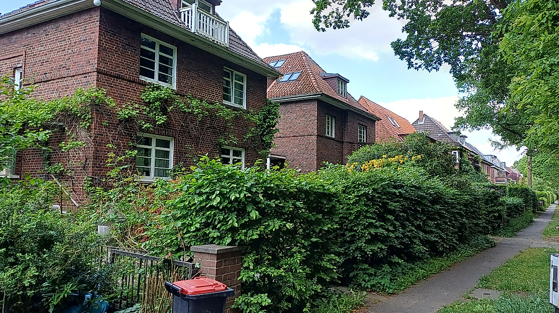 20er Jahre Häuser am Zaun (Piet)