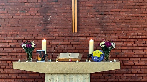 Gottesdienst vor dem Laternenumzug